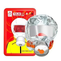浙安消防防毒防煙防火面具面罩國標酒店火災逃生自救呼啜器TZL30C