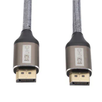 8K Display Port Cable 8K@60Hz 4K@120Hz DP Cable for Monitor Projector 4K@120Hz Display Port To DP 1.4 Cable for PC Laptop