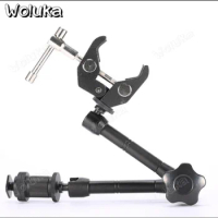 11 inch magic arm + large crab clamp kit 1/4 connector mobile phone live photography light fill bracket CD50 T08