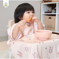 Short Coverall Bib - Celemek Makan Bayi/anak