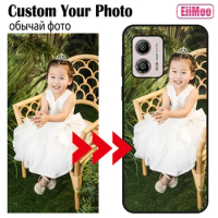 Custom Photo Case For Motorola Moto G84 G54 G34 G14 G82 Edge 30 40 Neo Pro G62 G24 G04 Power Ultra 5G Personalized Picture Cover