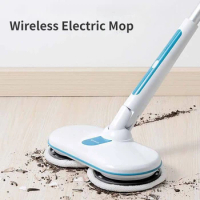ECHOME Wireless Electric Mop Handheld Household Cleaner Mopping and Sweeping Floor Cleaning Machine Cleaner Cordless Powerful