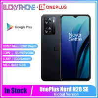 OnePlus Nord N20 SE Smartphone 4GB 64GB 33W SUPERVOOC 5000mAh 6.56'' Display 50MP Dual Camera Global Version