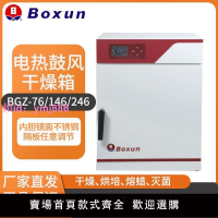 博迅BGZ-146電熱鼓風干燥箱 300度工業烤箱可編程 液晶顯示干燥箱