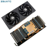 Original RX6750 GPU Heat sink For POWERCOLOR AMD Radeon RX 6750 XT Fighter OC Video Card Heatsink