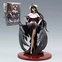 23cm Overlord Figure Albedo Black Dress Figures Albedo Sexy Anime Action Figurine PVC Model Statue Toy Collection Christmas Gift