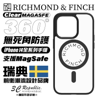 RF Richmond&amp;Finch 手機殼 保護殼 全透明 Magsafe iPhone 14 plus pro max【APP下單8%點數回饋】