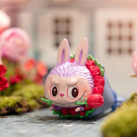 POP MART LABUBU The Monsters Flower Elves Series Blind Box Toys Anime Action Figure Caixa Caja Mystery Box Doll Girls Gift