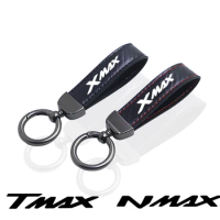 motorcycle keychain ring carbon fiber accessories for Yamaha xmax nmax tmax