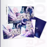 miHoYo/Honkai Impact 3RD HD Art Album Game Official Comic Book KIANA/BRONYA/ELYSIA/RAIDEN MEI Character Anime Collection Gift