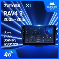 TEYES X1 For Toyota RAV4 3 XA30 2005 - 2016 Car Radio Multimedia Video Player Navigation GPS Android 10 No 2din 2 din dvd
