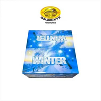Golden eye - Kembang Api Winter Cake 0.8 inch 100 Shots - GE08100G
