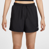 NIKE 短褲 女款 運動褲 AS W NSW MR ESSNTL WVN SHORT 黑 FV7558-010