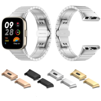 1pair Connector Adapter For Redmi Watch 3 / Mi Watch Lite 3 316L Stainless Steel to 20MM universal watchband strap accessories