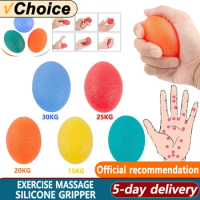 Silicone Egg Gripper Ball Fitness Hand Expander Strengthener Power Grip Ball Forearm Wrist Finger Exerciser Trainer Decompress