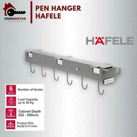 Hafele Pan Hanger Gantungan Panci Wajan Tarik Rel Kabinet Dapur Kitchen Set