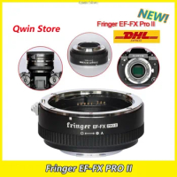 Fringer EF-FX PRO II lens adapter EF-FX II for Canon EF Lens to Fujifilm Auto Focus Adapter Compatible Fujifilm X-H X-T X-PRO
