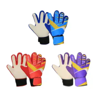 Football Goalkeeper Gloves Goalie Gloves with Strong Grips Finger Protection Goalie Breathable Goalkeeper Football Gloves