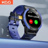 KGG 4G Kids Smart Watch GPS Locater Tracker Children Video Call Phone Watch with Vibration Mute Mode Call Back Monitor Clock