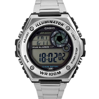 CASIO手錶 螺絲金屬質感不鏽鋼錶【NECE30】