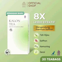 Minuman Kalon Green Tea  Saffron Premium - Teh Hijau Berkualitas Tinggi ISI 20 PCS/Kotak BEST SELLER