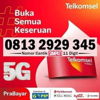 Nomor Cantik Simpati 11 Digit 2929 345 Kartu Perdana Telkomsel Prabayar Bonus 3GB Kuota Nasional