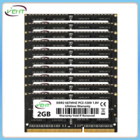 Wholesale 30 50Pcs DDR2 2GB 4GB Laptop Memories Ram PC2 5300 6400 200Pin 1.8V 533 667 800Mhz Non-ECC SODIMM Notebook Memory Ram