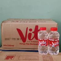 Air mineral Vit Moksa/ Vit botol mini 220ml ( 1Dus 24x220 )
