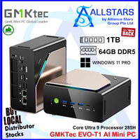 (ALLSTARS : สต็อกผู้จัดจำหน่ายในประเทศสิงคโปร์ !) คอมพิวเตอร์ขนาดเล็ก GMKTec EVO-T1 AI (โปรเซสเซอร์ 
