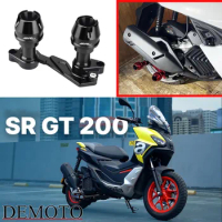 For Aprilia SR GT 200 SRGT200 SR GT200 SR200 GT Anti Fall Protector Motorcycle Accessories Crash Pad Protector Exhaust Slider