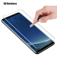 Full Glue Film for SAMSUNG Galaxy Note 8 9 S6 S7 Edge Tempered Glass for SAMSUNG S8 S9 PLUS S8+ S9+ Screen Protector