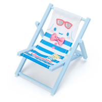 小禮堂 大耳狗 迷你海灘椅置物架手機架《淺藍》玩具.擺飾.熱帶沙灘系列