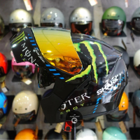 Mũ bảo hiểm Fullface Royal m179 (chính hãng) _ Mũ bảo hiểm lật hàm 2 kính Shark monster Helmet