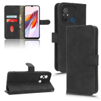 For Xiaomi Redmi 12C Fusion Flip PU Leather Wallet Phone Case For Redmi 12C 12 C Redmi12C Anti-Fall Coque