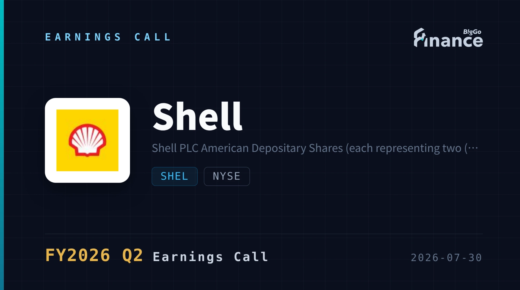 [Shell Q2 2026 Earnings Call] Shell Smashes Expectations with $9.8B ...