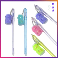 ESTENIK` (COD) Pena Bisa Dihapus Pulpen Lucu Anak Dengan Gantungan Botol Minuman Stationery Tinta Bi