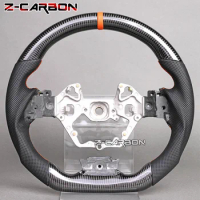 Carbon Fiber Steering Wheel Perforated Leather For Toyota CHR