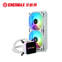 【ENERMAX 安耐美】虹彩晶凌 LIQMAX III 240 ARGB 一體式CPU水冷散熱器-白色
