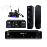 【金嗓】CPX-900 K1A+DB-7AN+JBL VM200+Poise AS-138(4TB點歌機+擴大機+無線麥克風+落地式喇叭)