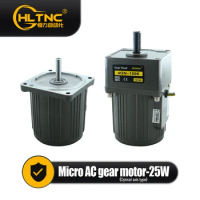 25W Asynchronous Motor Induction Motor Micro AC Motor 220v 50/60hz Shaft 10mm 6-1400RPM For Packaging Machine