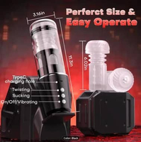 Automatic Hisap Vibratorr Puter Snail Cup Getar Male Mstbr Thrusting Vibratorr-pria Telescopic Alat 