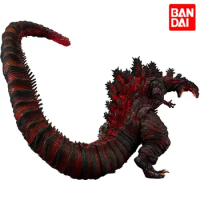 Bandai 2024 S.H.Monsterarts Godzilla 2016 4TH Form Night Combat Ver. Anime Burning Gojira Doll Action Dinosaur Monsters Toy