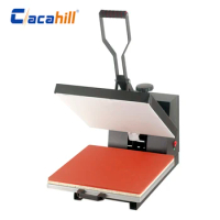 The heat press is used for A3/A4 UV DTG printer imprinting machine when printing T-shirt apparel canvas cotton and linen heating