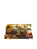 ฟิกเกอร์ไดโนเสาร์ Jurassic World Battle Roarin Becklespinax HXF52 สีหลากสี