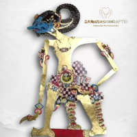 Wayang Alusan Kulit Sapi ASLI Antasena/Ontoseno Ukuran Standar Dalang