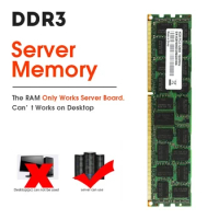 DDR3 4GB 8GB 16GB 32GB Server Memory REG ECC 1600 1333 1866 MHz PC3 RAM Support x79 x58 LGA 2011 Motherboard
