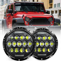 UTUONY LED Motorcycle Headlights Off-road Vehicle Modification Accessories Lights High Low Beam
