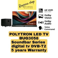 POLYTRON 50BUG5058 4K GOOGLE TV SOUNDBAR 50 inch
