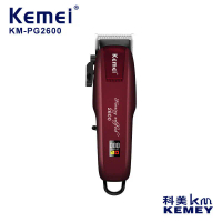 ปัตตาเลี่ยนระดับมืออาชีพ, KM-PG2600, กำลังไฟสูง, จอ LCD ดิจิตอล, ใช้ไฟฟ้า, จาก Kemei