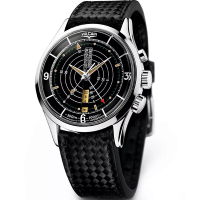 VULCAIN窩路堅 潛水員系列 復刻鬧鈴手上鍊腕錶-100152A07.BAC143